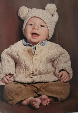 Senior Connor Keefer has already sent in his baby photo.  