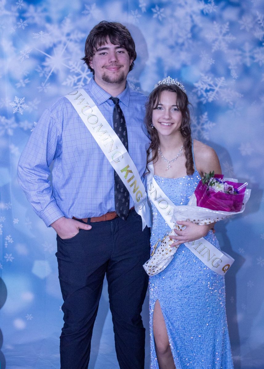 2024 Snowcoming King and Queen; Carter Arbuckle and Gwen Bulko!