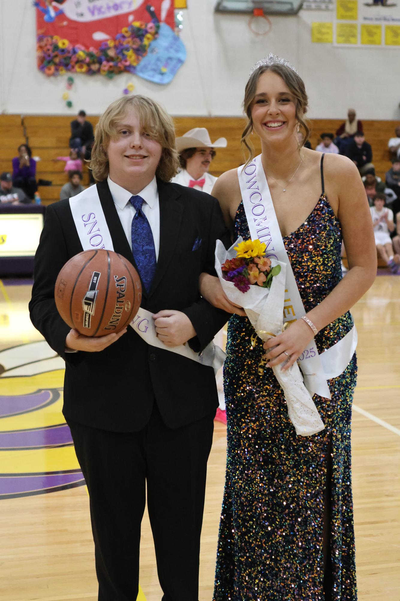 Jayden Carpenter-Sattler and Grace Thorrez are your 2025 Snowcoming King and Queen 