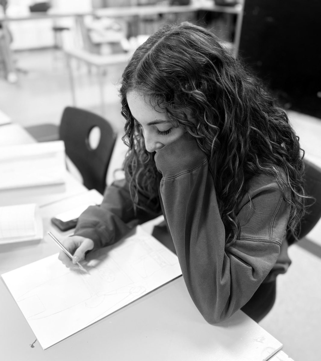 Saenz drawing her next project
