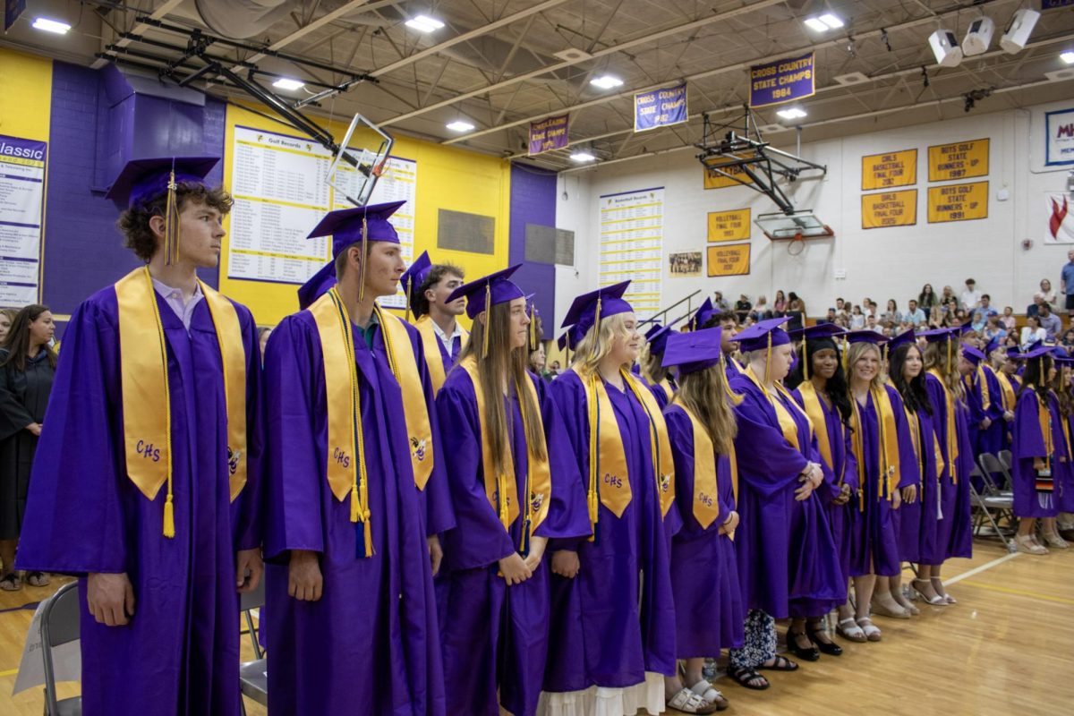 Class of 2026 getting ready to walk the stage.
