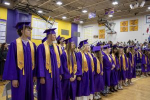Class of 2026 getting ready to walk the stage.